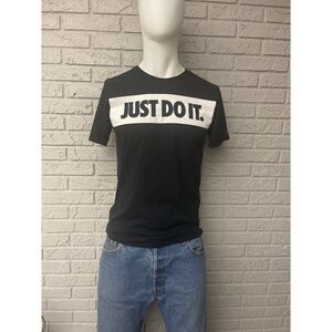 Nike Black “Just Do It" Short Sleeve Tee Size S (Unisex)